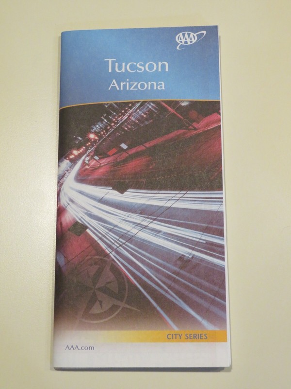 AAA City Series Tucson Arizona Street Map  2017 =