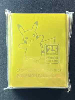 Pokemon Japanese 25th Anniversary Golden Pikachu Deck 64 Sleeves Sealed New 