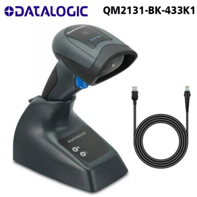 Datalogic Quickscan QM2131 Wireless 1D Barcode Scanner USB Kit QM2131-BK-433K1