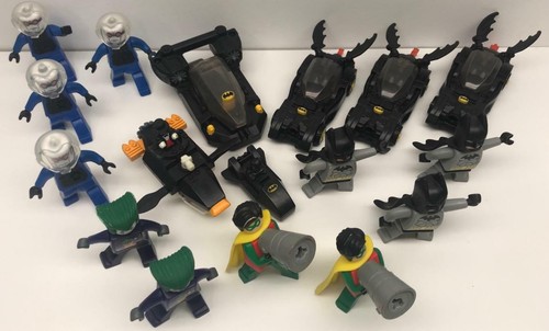 17 Lego McDonald's Batman Spielzeug Figuren Lot: Batmobil Batboot Joker MR Freeze - Bild 2 von 2