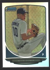 KEVIN ZIOMEK DETROIT TIGERS ROOKIE REFRACTOR RC SP 2013 BOWMAN CHROME