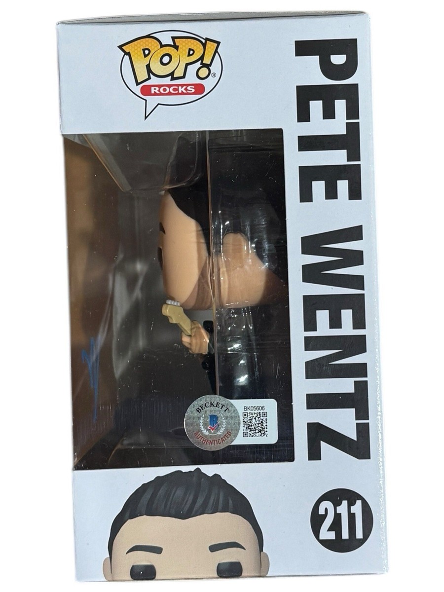 Pete Wentz Signed Funko Pop Rocks Fall Out Boy Pete Wentz #211