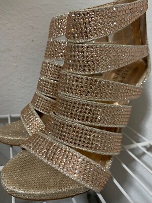 VALENTINI FRANCE ROSE GOLD SHOES U.S 5.5 ( WORN ONCE)