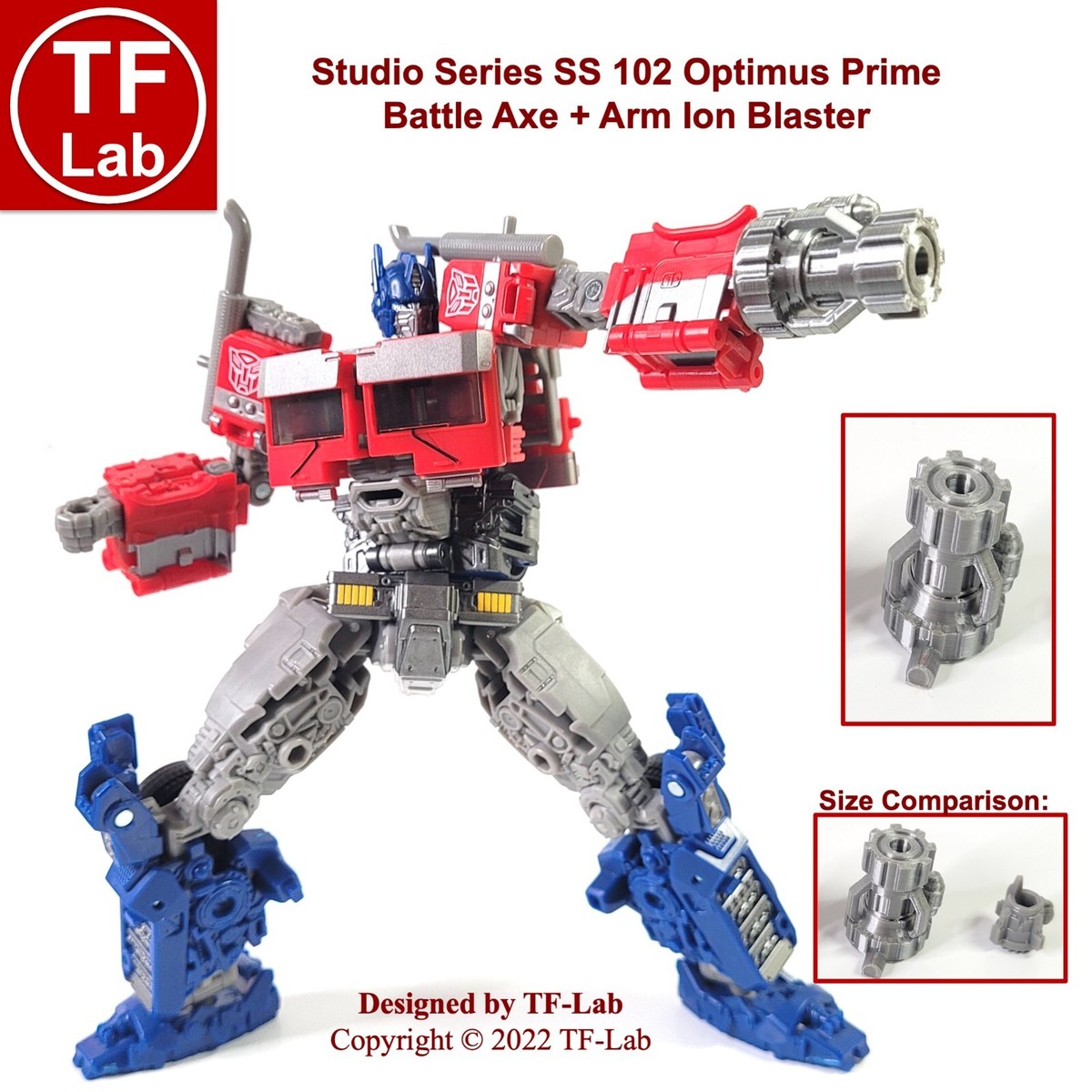 メルヘヴン　THE ARM BATTLE 3ボックスセット Battle Axe+Arm Blaster Upgrade Kit: Transformers Optimus