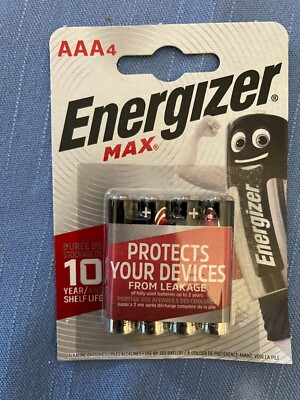 4x Energizer Max AAA (1x4er Blister) Micro Batterie 1,5V LR03 E300124200