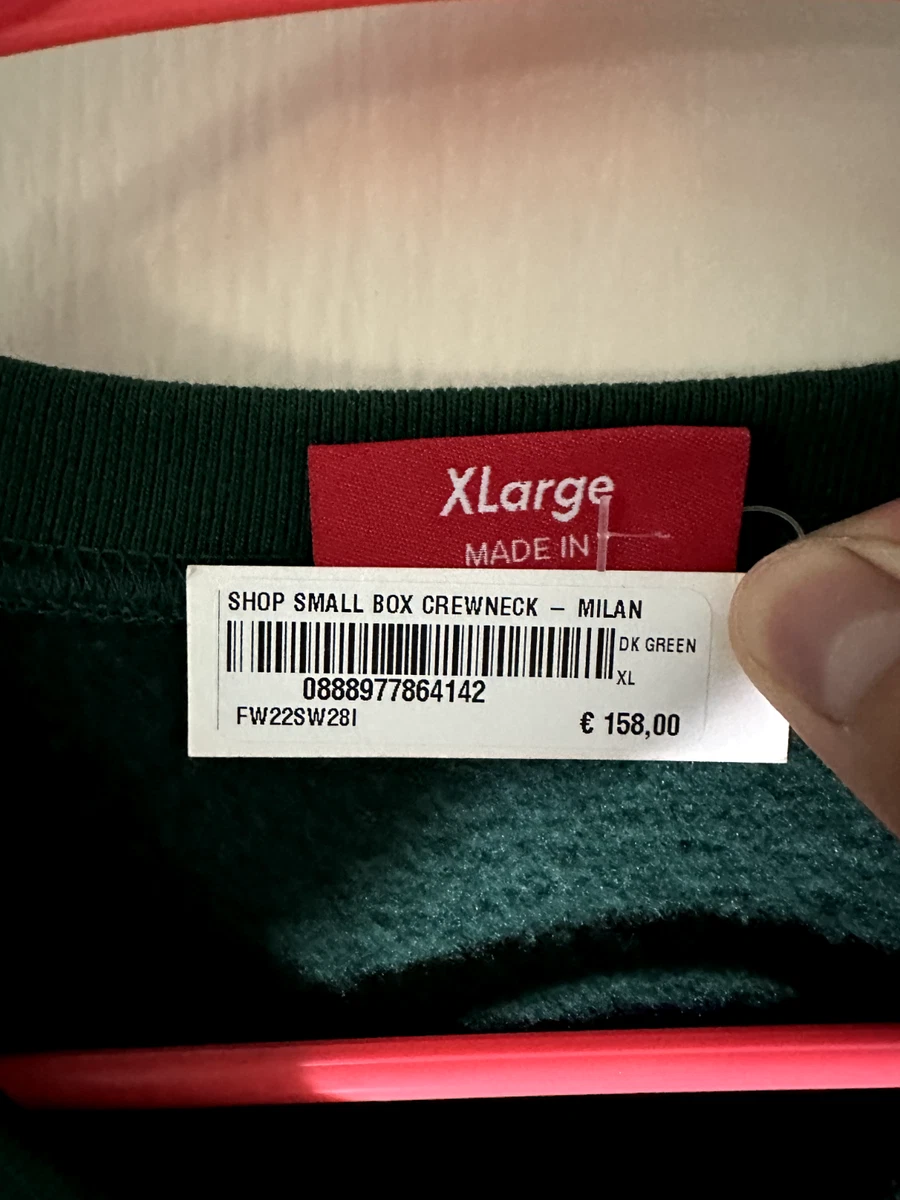 supreme Small Box Crewneck Green XL | livro.funcionalink.com.br