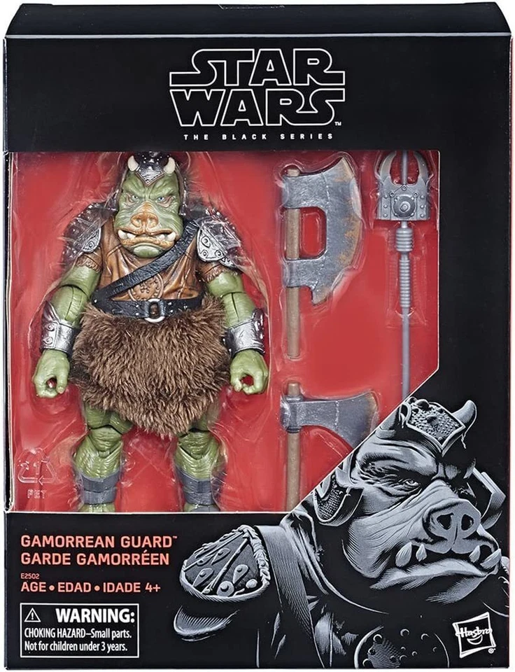 Star Wars Black Series 6 Inch Figure Gamorian Guard Pre-painted Movable Figure - Image 2 of 2