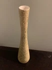 Vintage Shawnee USA Pottery Vase 1402 Swirled Ribbed Speckled (1402) 11” Pink