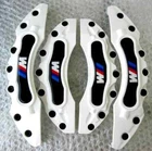 4 PCS Red M Style Brake Caliper Covers for BMW  Universal Fit White Racing Look