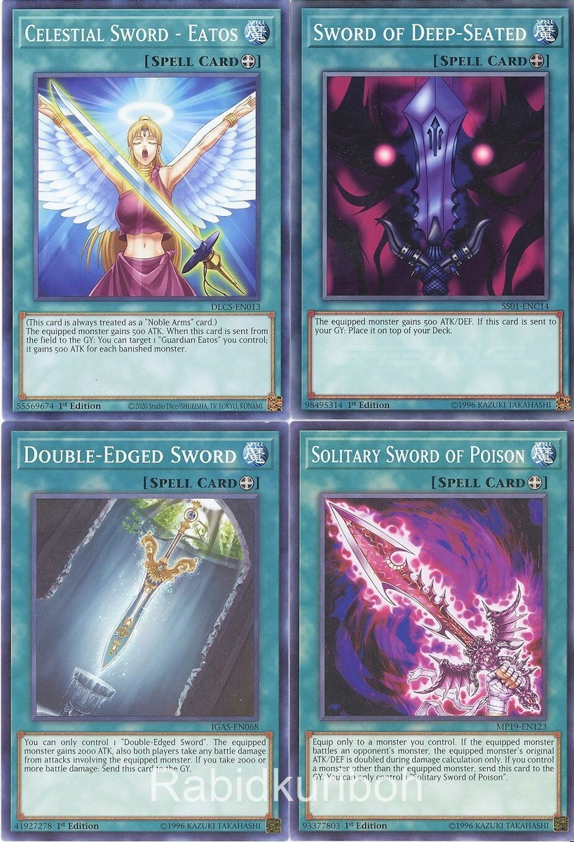 Yu-gi-oh Espada Venenosa Solitária Comum | Shopee Brasil