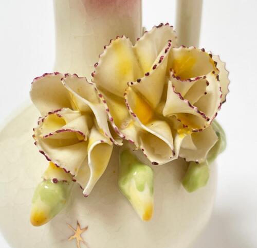 VINTAGE DARBYSHIRE AUSTRALIAN POTTERY MINIATURE JUG WITH APPLIED FLOWERS AF - Picture 10 of 14