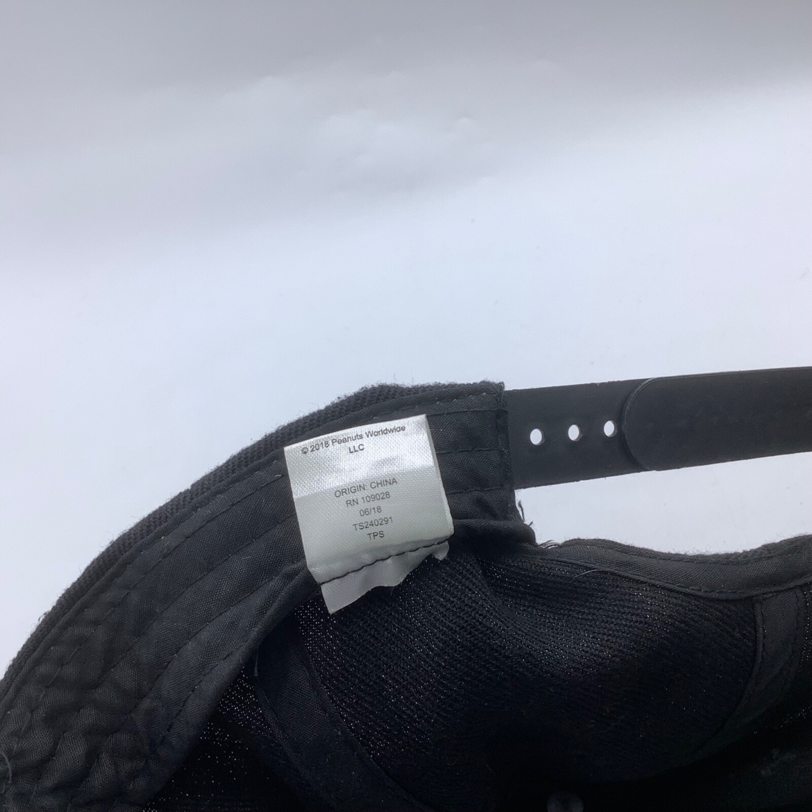 PEANUTS We Run These Streets Black Snapback Baseb… - image 8