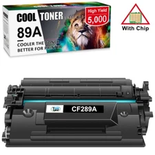 [With Chip] 1PK CF289A Toner Black for HP 89A LaserJet Pro M528dn M507dn M507n