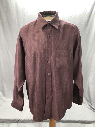 VAN HEUSEN SOFT SUEDE MENS PURPLE LONG 