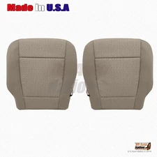 2015 2016 2017 2018 2019 Ford F150 LEFT & RIGHT Side Bottom Cloth Seat Cover Tan