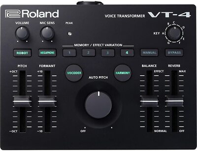 Roland Voice Transformer VT-4 Black From Japan New