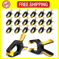 Small Spring Clamps 3 inch - 20 Pack Clamps for Backdrop Stand, Tarps, Crafts 