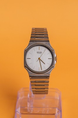  Seiko CAR010 Swiss ACM ref: 9521-6000 Ultra Thin 33x37 Quartz Mens Dress Watch 