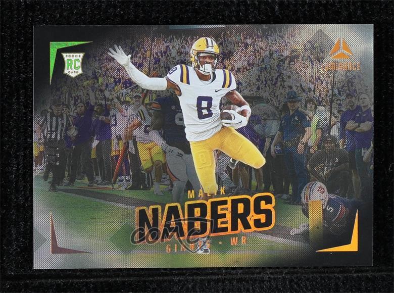 2024 Panini Luminance Rookies Black /75 Malik Nabers #183 Rookie RC 18pg