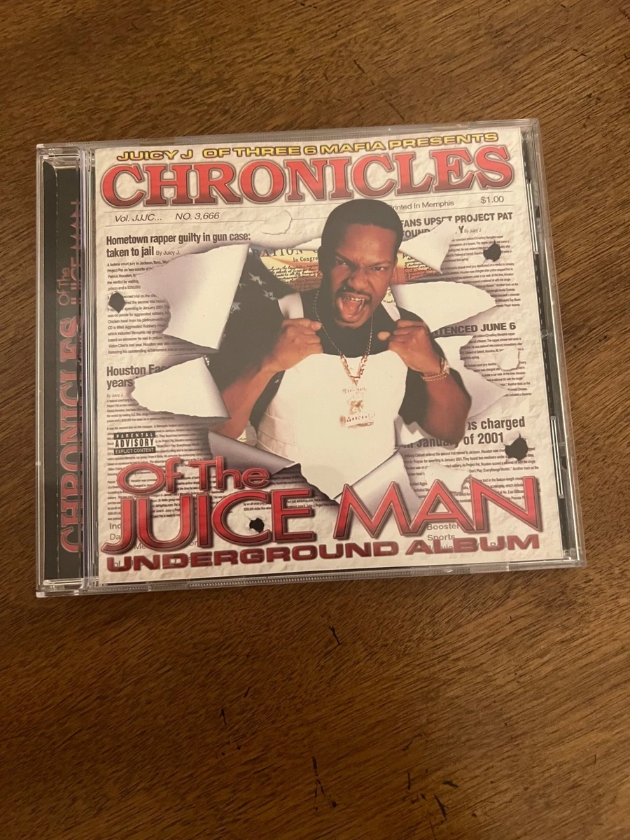 Juicy J Chronicles Of The Juice Man 2002 Memphis Gangsta Rap CD