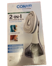 Conair Turbo Extremesteam 2 in 1 Steamer and Iron with Gentle Temp M9C NICE NOB!