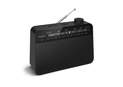 Philips W129172324 TAR2509_10 Radio Portable Analog Black ~E~