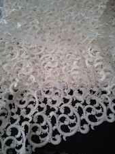 Guipure lace fabric 8 yards 28" wide