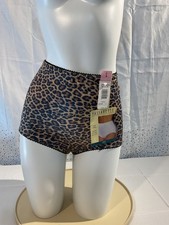 VASSARETTE vintage NWT Leopard Brief Panties size L