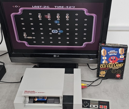 Clu Clu Land Nintendo Nes Pal A GBR/ITA 5 Screws - Foto 9 di 21