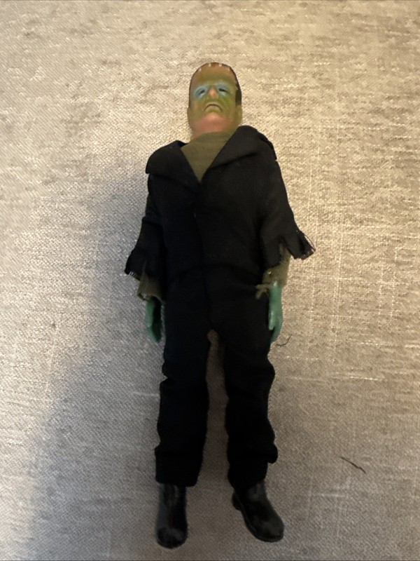 RARE 1970s AHI AZRAK HAMWAY FRANKENSTEIN Green Body 8" Vintage Monster Figure
