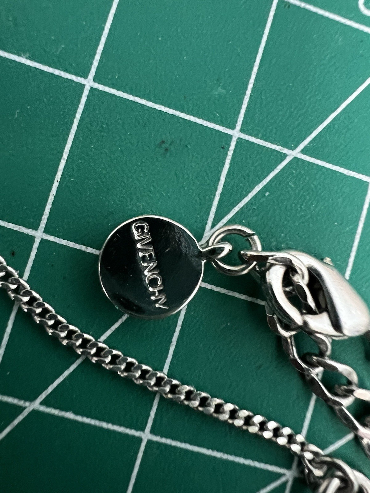 Signed givenchy  Rhinestone Crystal Silver Tone n… - image 4