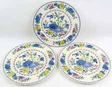 3 x Masons Regency Ironstone Salad Dessert Plates  C4475  Approx 9" (23cm)