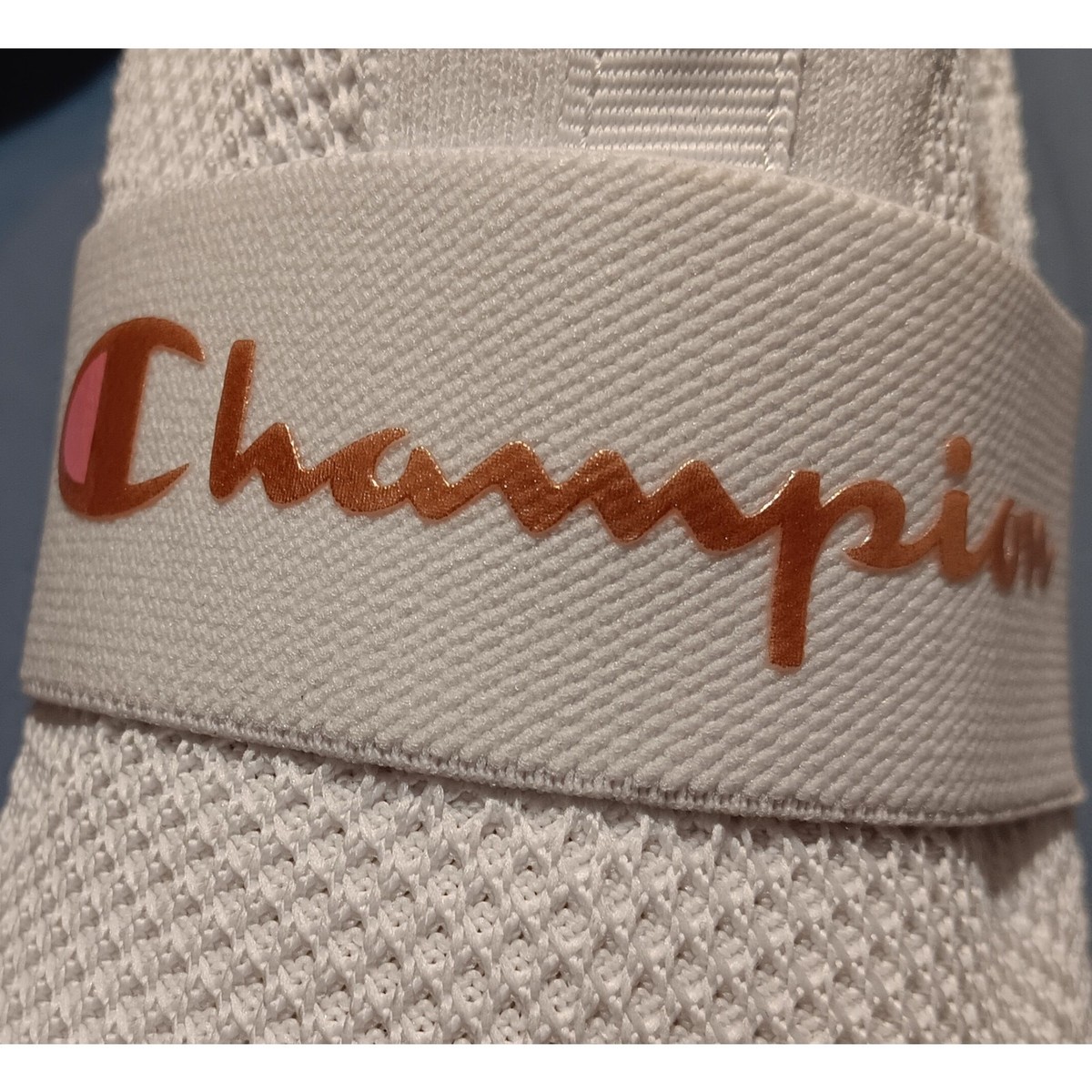 Champion Oja Smooth Women's Slip-on Tennis Shoes Rose Gold Accents SIZE 10w View 2