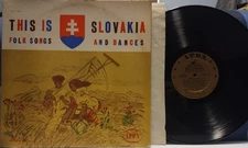 PISTA KOVACS GYPSY ORCHESTRA This is Slovakia SCARCE 1961 DG APON LP Slovak Folk