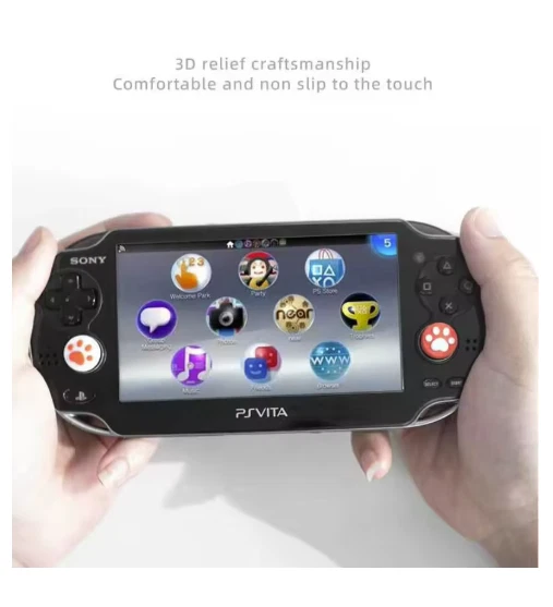 Cubierta de joystick de silicona para PS Vita 1000/2000 4 piezas Foto 4 de 4