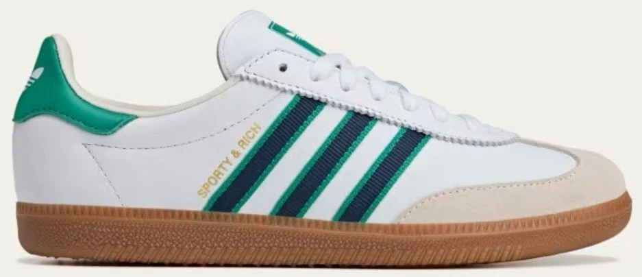 adidas Sporty & Rich x Samba OG White Green for Sale