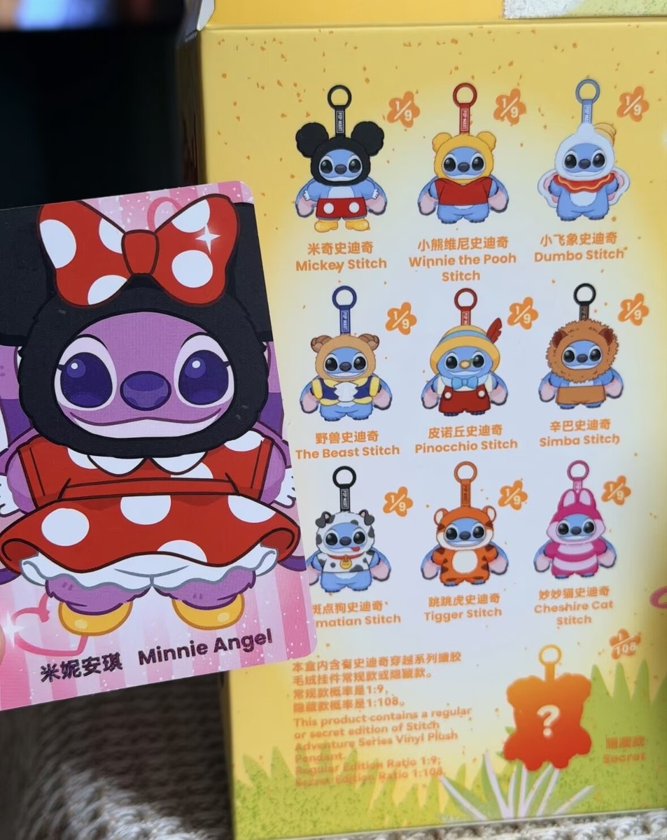 Minnie Angel-(hidden) Disney Stitch Adventure Series Blind Box