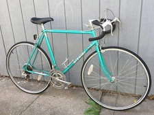 Nishiki Century 58 59 cm Lugged Road Bike Green tunedup Continental Tires 27"