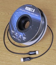 HDMI 2.0 High Speed Optical Fiber Cable 40m 131 feet HDTV 4K, 18 Gbps, Type A