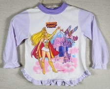 1985 Mattel Princess of Power She-Ra Girls Size 7 Nightwear Pajamas 15A