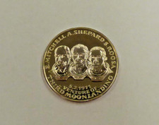 Mondlandung 1971 Raumfahrt Polierte Platte Medaille 999 Silber PP