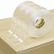 3Pack Clear Edge Protector Strip, 0.8in x 9.84FT29.52FT Total, Sharp Edge Wrap