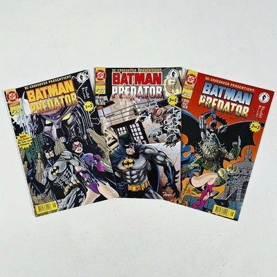  1998 DC Crossover Comics BATMAN vs. Predator 1-3 (of 3) German Z2 Huntress