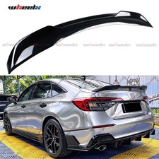 Gloss Black Sport Rear Trunk Spoiler Wing Fit For 2022-2026 Honda Civic Si Style