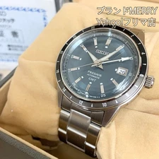 Seiko Presage SARY229 GMT Blue Automatic Vintage Style Used From Japan