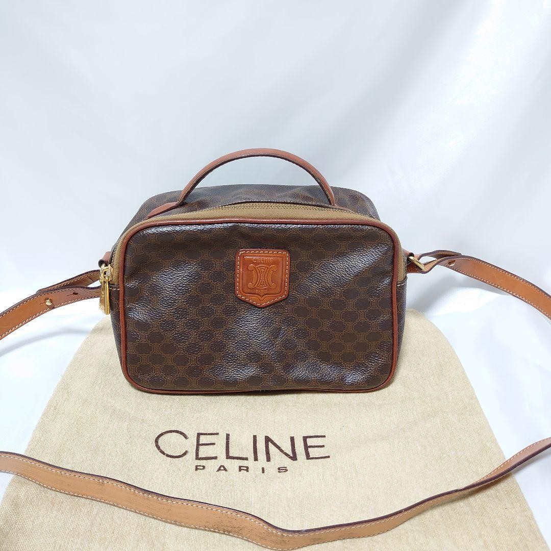 Celine Macadam Pattern Shoulder Bag Pochette