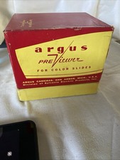 Vintage Argus Preview For Color Slides Blue ,w/ Box