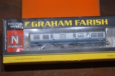 Graham Farish / N Gauge Society 374-875W Inspection Saloon Blue & Grey - boxed
