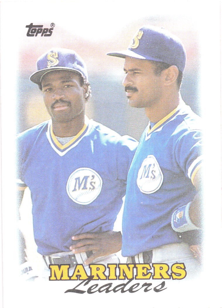 1988 Topps Mariners Leaders Baseball Card #519