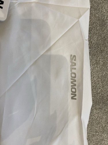 BNWT Womens Salomon Bonatti Cross Wind Running Jacket White Size XS - Picture 5 of 9